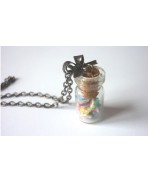 Flowers Vial Necklace