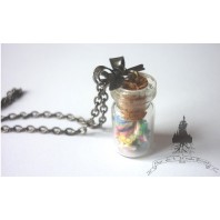 Flowers Vial Necklace
