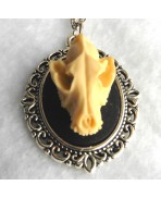 The Wolf Skull Necklace - Werewolf, Gothic, Taxidermy, Skeleton, Game of Thrones, Penny Dreadful, Hemlock Grove