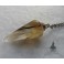 Crystal Quartz Stone Point Pendulum Necklace - Esoteric, Mystic, Sorcery, Witch, Magic, Pagan, Wicca, Witchcraft