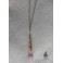 The Soul of the Rose Pendulum Necklace, Pink, Wicca, Elven, Game Of Thrones, Magic