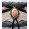 Coussin Porte Alliances Coeur Anatomique - Victorien, Mariage rose, Shabby, Mariage Gothique, Vintage, Mariage noir