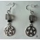 Spell Pentacle Earrings, Gothic, Wiccan, Elven, Celt, Witchcraft, Witch, Boho, Fairy, Pagan Wedding