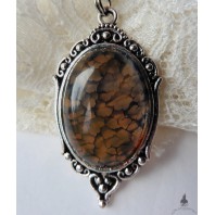 Mother Of Dragons Agate Necklace 1F, Egg, Dragon, Gothic, Daenerys, Khaleesi, Elven, Game of Thrones, Fantasy, Stone
