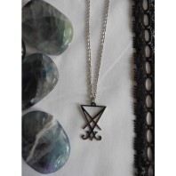 Occult Necklace Sigil Seal of Lucifer, Esoteric, Satan, Satanic, Kabbalah, Magic, Gothic, Witchcraft, Baphomet, Witch