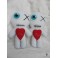 White Love Mum the Mummy Poppet Voodoo Doll, Mother's day, Halloween, Zombie