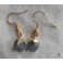 Labradorite Drop Earrings Golden steel, Minimalist, gold plated, Gemstone, Mystic, Boho Magic Reiki