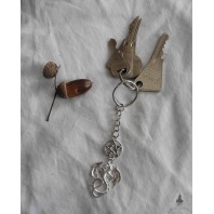 Porte-clés Gothique Pentacle Dragon, Fantasy, Médiéval, Cadeau Noel
