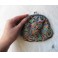 Large Bollywood Cashmere printed cotton retro clasp Purse, Coins, Coin purse, Money, Bag, Clutch, Pouch