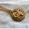 Snake Choker, Serpent medal Golden necklace, Boho, Tribal, Etnic, Bohemian, Gypsy, viking, festival, Golden necklace, Pagan
