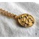 Snake Choker, Serpent Oval medal Golden necklace, Boho, Tribal, Etnic, Bohemian, Gypsy, viking, festival, Golden necklace, Pagan