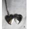Small Frozen Heart Amethyst Choker Necklace, Dark Mori, Witch, Victorian, Cottagecore, Dark Academia, Mourning