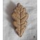 Cottagecore Oak Leaf Textile Brooch, Nature, Mori girl, Forest, Plant, Fall, Winter