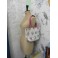 Small Child White Pink Pastel Owls Shopping Bag, Shoulder bag, handbag, Tote bag, shopper bag, girl bag, Spring Summer