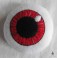 Red Eye Needle Pin cushion, Needle holder, sewing gift, Eyeball, Anatomy, Gothic cushion