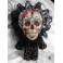 Mardi Gras Carnival Art Doll, Day of the Dead, Calavera, Skull, Skeleton, Voodoo