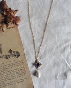 Blue Tudor Queen Jewel necklace, Renaissance, medieval, Cottagecore, Dark Academia, Gothic, Red Wedding, Victorian, historical