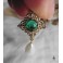 Green Tudor Queen Jewel necklace, Renaissance, medieval, Cottagecore, Dark Academia, Gothic, Red Wedding, Victorian, historical