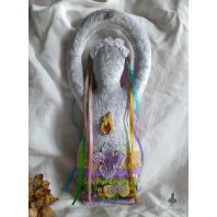 Beltane Ostara Sabbath Triple Goddess Art Doll, Spirit doll, Fire Spring, Nature, Gaia, Fertility, Earth, Pagan Altar, Moon