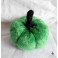Cottagecore Apple Green Velvet Pumpkin Needle Pin cushion, Ornament, Sewing Gift, Cinderella