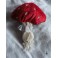 Red Amanita Velvet Brooch, Mushroom, Nature, Mori girl, Forest, Witch, Fungi, Fungus, Fall, Winter