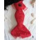 Mami Wata Red Mermaid Art Doll, Spirit Doll, Mythology, Lemanja, Sea Goddess, Melusine, Water Spirit, Ewe Divinity, Voodoo