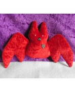 Adopte une chauve-souris rouge Ornement Saint Valentin, Poupée Gothique, Poupée d'art, Créature, Halloween, cadeau gothique
