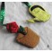 Rose flower and yellow watering can bookmark, Gardening, Flower pot, Garden, Book, Reading, Literature