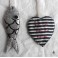 Fish and Heart Bookmark, Sardine, Sailor, Nautical, Book, Reading