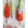 Rabbit and Carrot bookmark, Book, Reading, Alice, Children's bookmark