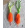 Rabbit and Carrot bookmark, Book, Reading, Alice, Children's bookmark