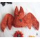 Adopt a Bat Orange Ornament Plush Gothic Doll, Art Doll, Pumpkin, Halloween, Gothic Gift