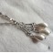 Edwardian dream Pearl drops mother-of-pearl Necklace, Années Folles, Dark Academia, elven wedding, Art Nouveau style