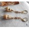 Déesse Aphrodite, Boucles d'oreilles Coquillage doré or, boucles été, Bohême, Mer, Plage, Sirène, Dark Academia, Coquille