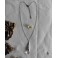 Collier elfique Pendule larme cristal Sorcière blanche, Cottagecore, Magie blanche, Mariage Elfique, Victorien