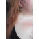Boucles d'oreilles Goutte Labradorite doré minimaliste, Bijou bohème, Pierre, festival, Mariage