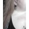Doppelgänger Boucles d'oreilles Miroir victorien argent, Dark Academia, Mariage, Gothique, Cottagecore