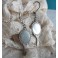 Doppelgänger Boucles d'oreilles Miroir victorien argent, Dark Academia, Mariage, Gothique, Cottagecore