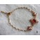 Bracelet Tudor Joyau de la Reine Rouge, Cottagecore, Mariage rouge, Renaissance, médiéval, Gothique 