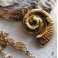 Collier Coquillage Nautile doré, collier été, Bohême, Mer, Plage, Sirène, Coquille, Mermaidcore
