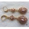 Marie-Antoinette, Boucles d'oreilles Baroques Rose, Reine de France, Royal