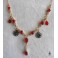 Stendhal Collier Victorien le Rouge et le noir, Rose noire, Gothique, Renaissance