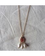 Red Blue Chandelier Tudor Queen Jewel necklace